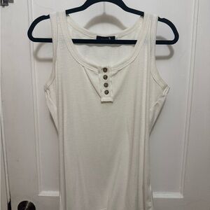 Women's Cream Tank Top